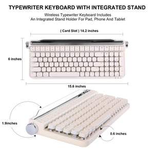 YUNZII ACTTO B705 Retro Typewriter Mechanical Keyboard