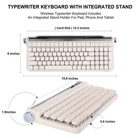 YUNZII ACTTO B705 Retro Typewriter Mechanical Keyboard