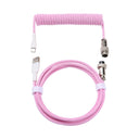 YUNZII Keynovo V3 Coiled Keyboard Cable with Aviator USB Cable for Type-C Mechanical Gaming Keyboard