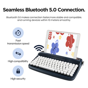 YUNZII ACTTO B303 Wireless Keyboard - Midnight Navy