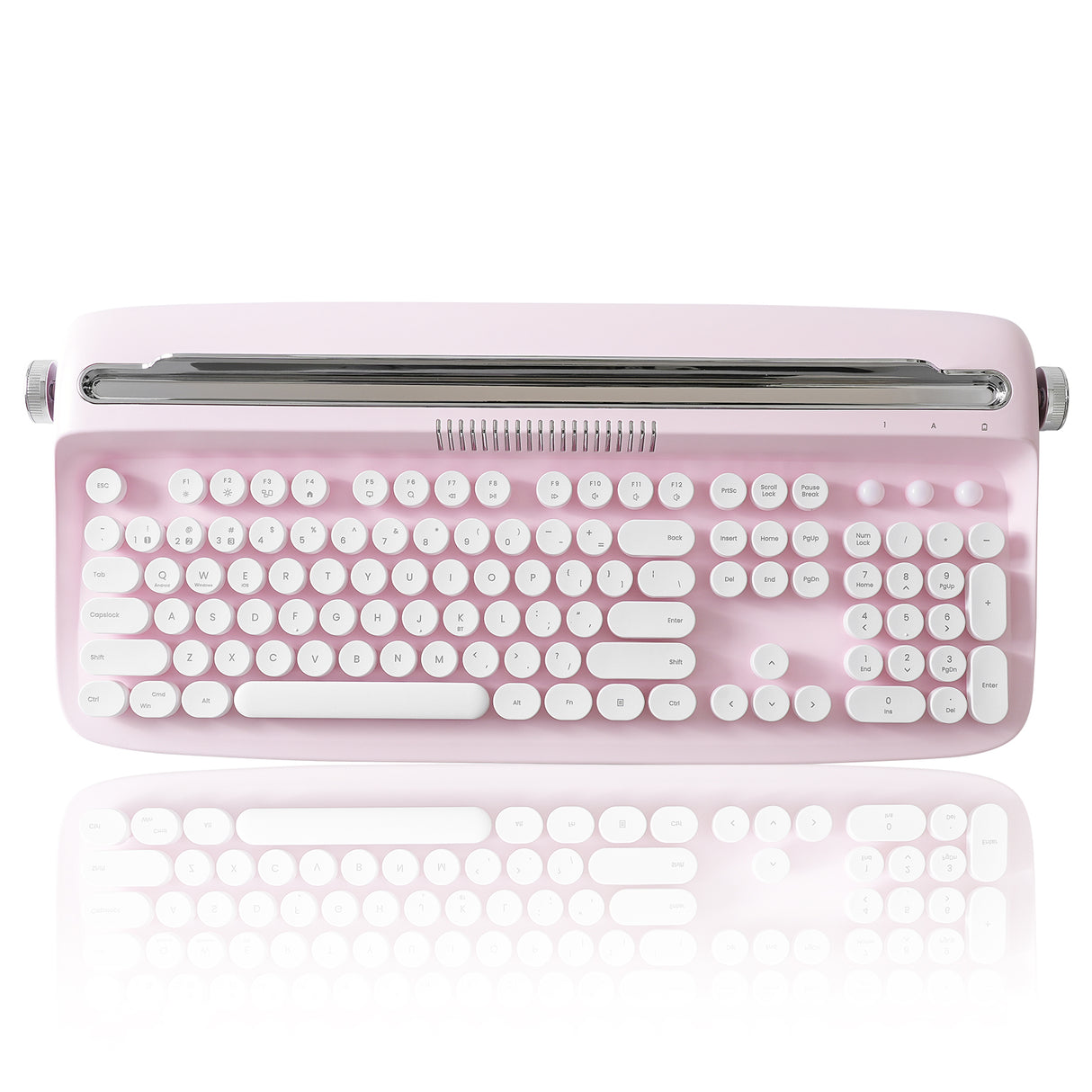 YUNZII ACTTO B503 Wireless Keyboard - Baby Pink