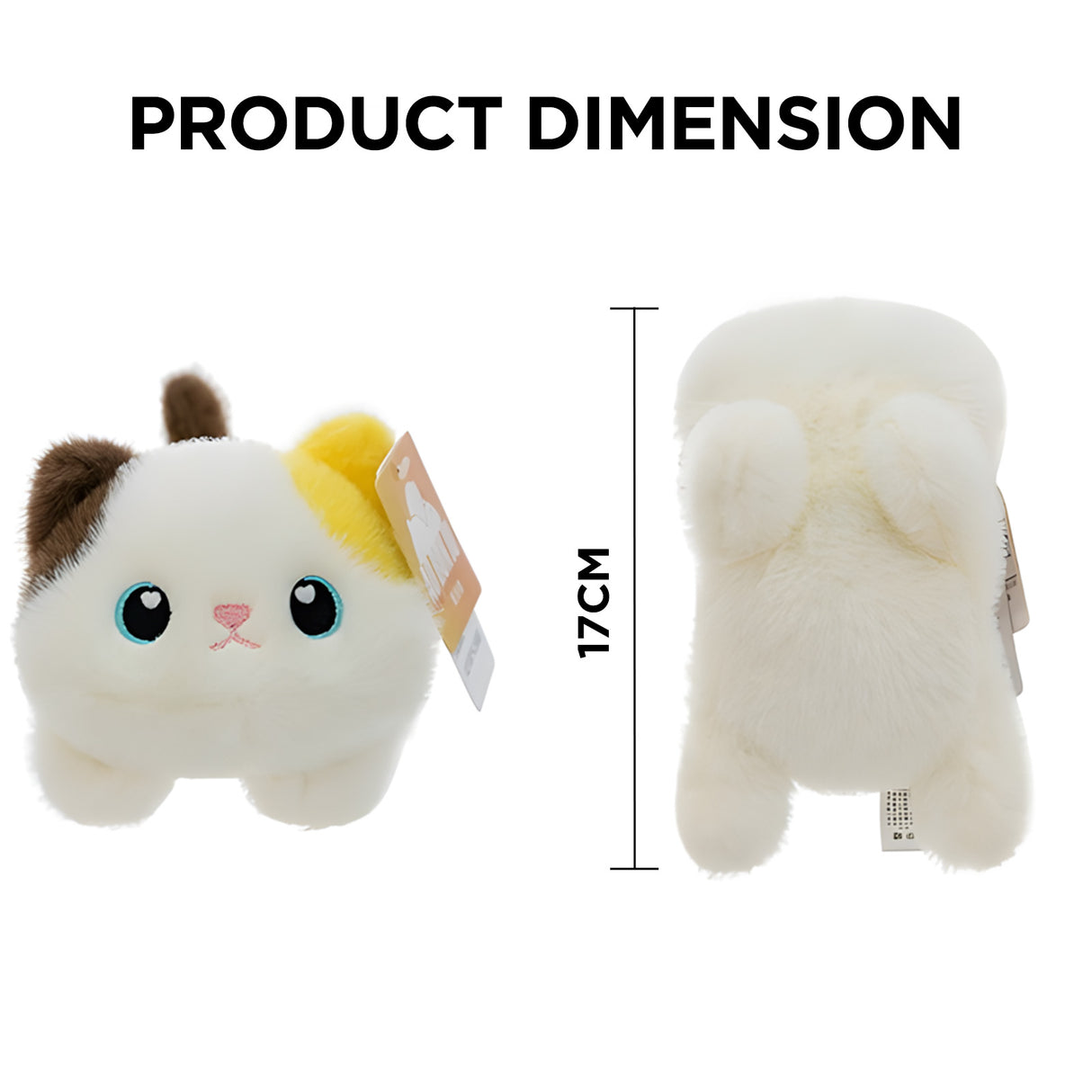 YUNZII Fluffy Animals Small Palm Rest Ornaments