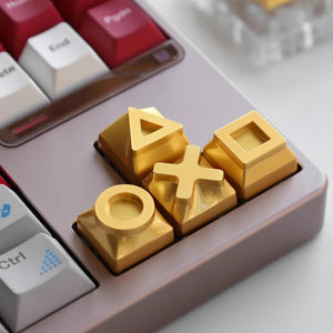 YUNZII Geometric Zinc Artisan Keycap