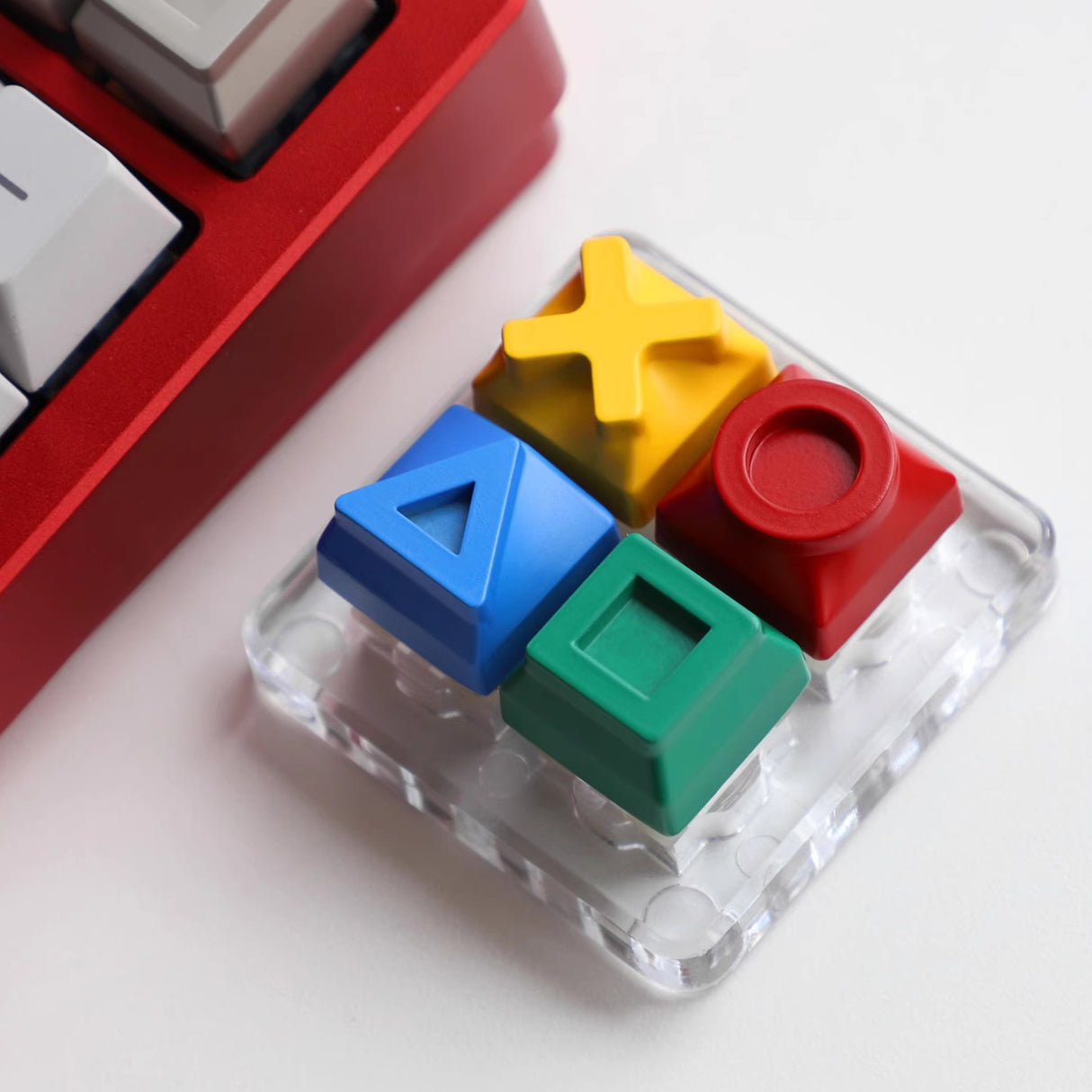 YUNZII Geometric Zinc Artisan Keycap