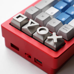 YUNZII Geometric Zinc Artisan Keycap