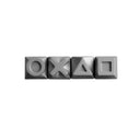 YUNZII Geometric Zinc Artisan Keycap