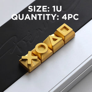 YUNZII Geometric Zinc Artisan Keycap