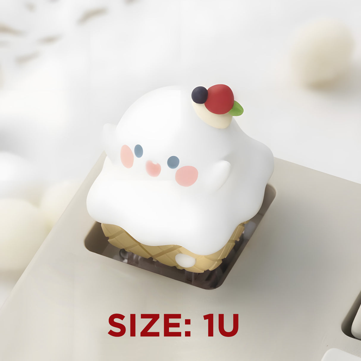 YUNZII Ghost Ice Cream Handmade Artisan Keycap