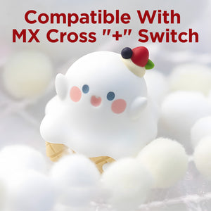 YUNZII Ghost Ice Cream Handmade Artisan Keycap