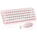 MIKIBY i68 Wireless Membrane Keyboard and Mouse Set