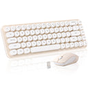 MIKIBY i68 Wireless Membrane Keyboard and Mouse Set