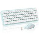 MIKIBY i68 Wireless Membrane Keyboard and Mouse Set