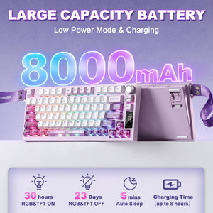 YUNZII IF75 QMK/VIA Wireless Mechanical Gaming Keyboard