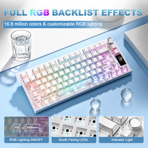 YUNZII IF75 QMK/VIA Wireless Mechanical Gaming Keyboard