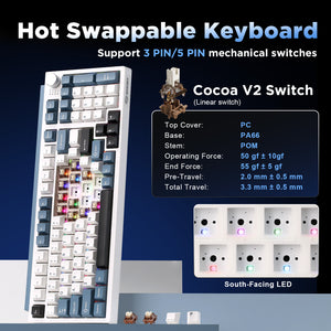 MIKIBY K98 Full-Size Wireless Mechanical Keyboard