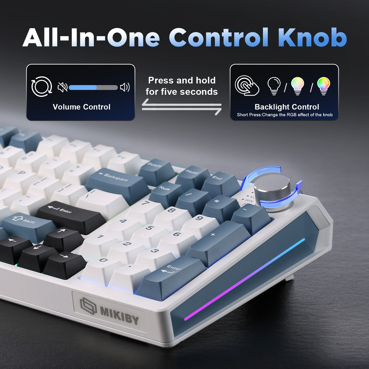 MIKIBY K98 Full-Size Wireless Mechanical Keyboard