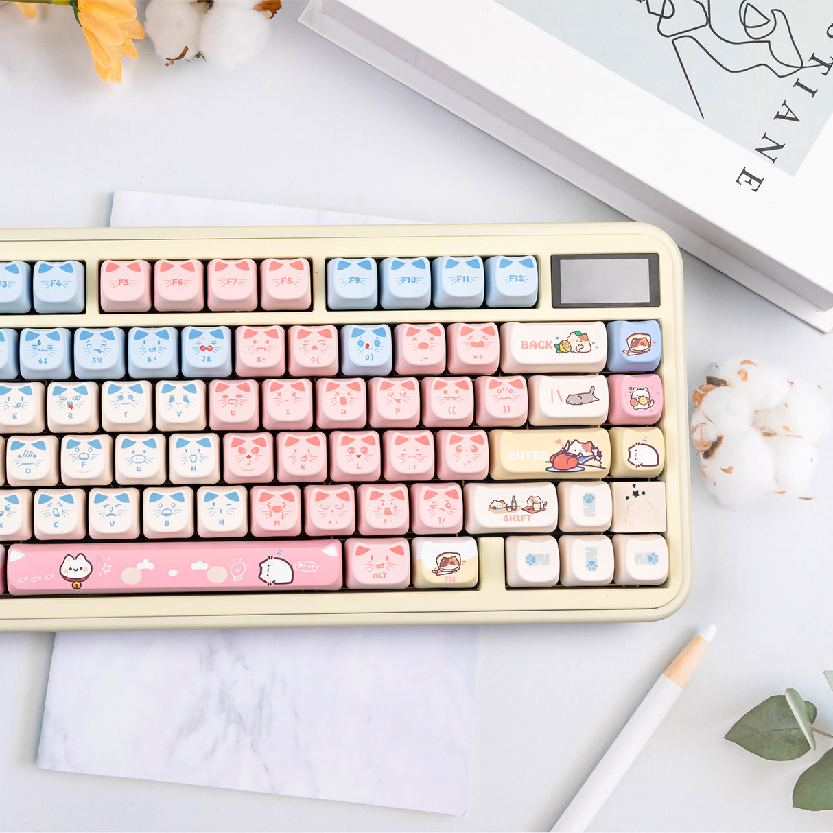 YUNZII Kitten MAO Profile Keycap Set