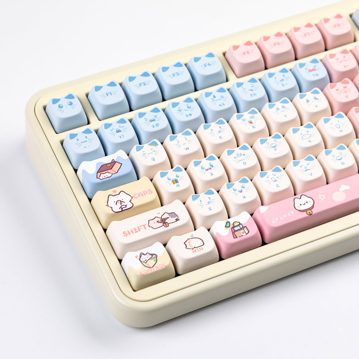 YUNZII Kitten MAO Profile Keycap Set