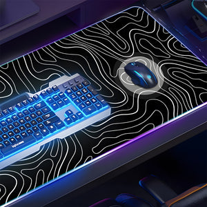 YUNZII LED Gaming Mouse Pad Desk Mat