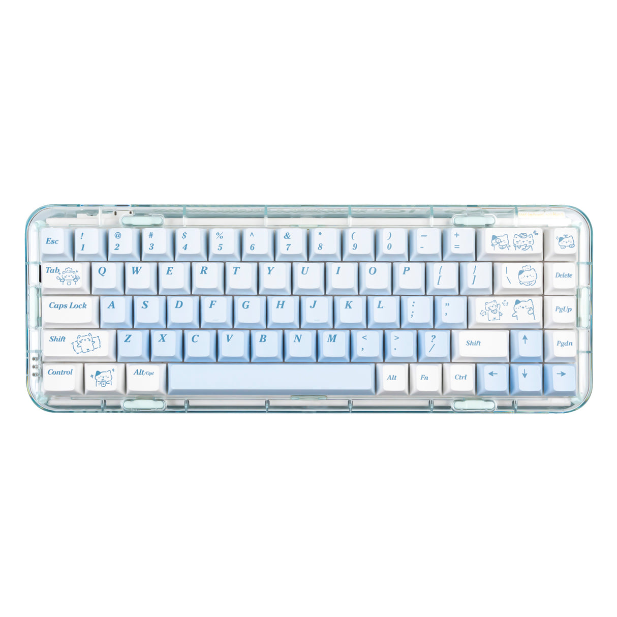 YUNZII Line Cat Cherry Profile Keycap Set