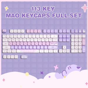 YUNZII Cat MAO Profile Keycap Set