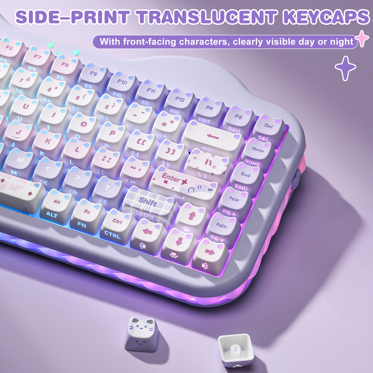 YUNZII Cat MAO Profile Keycap Set
