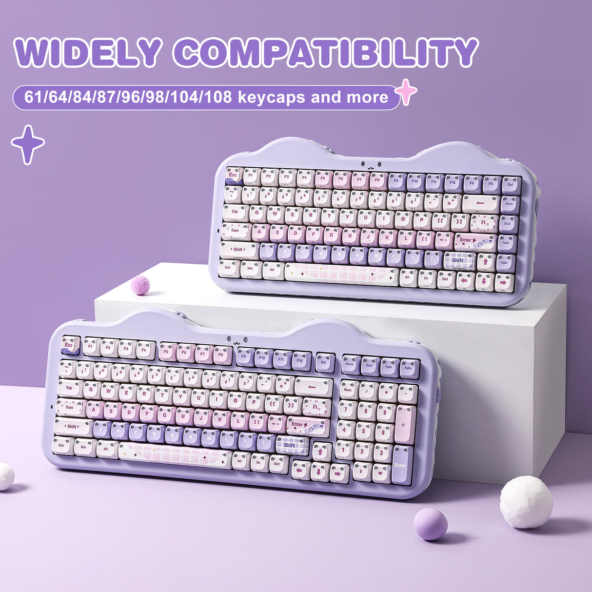 YUNZII Cat MAO Profile Keycap Set