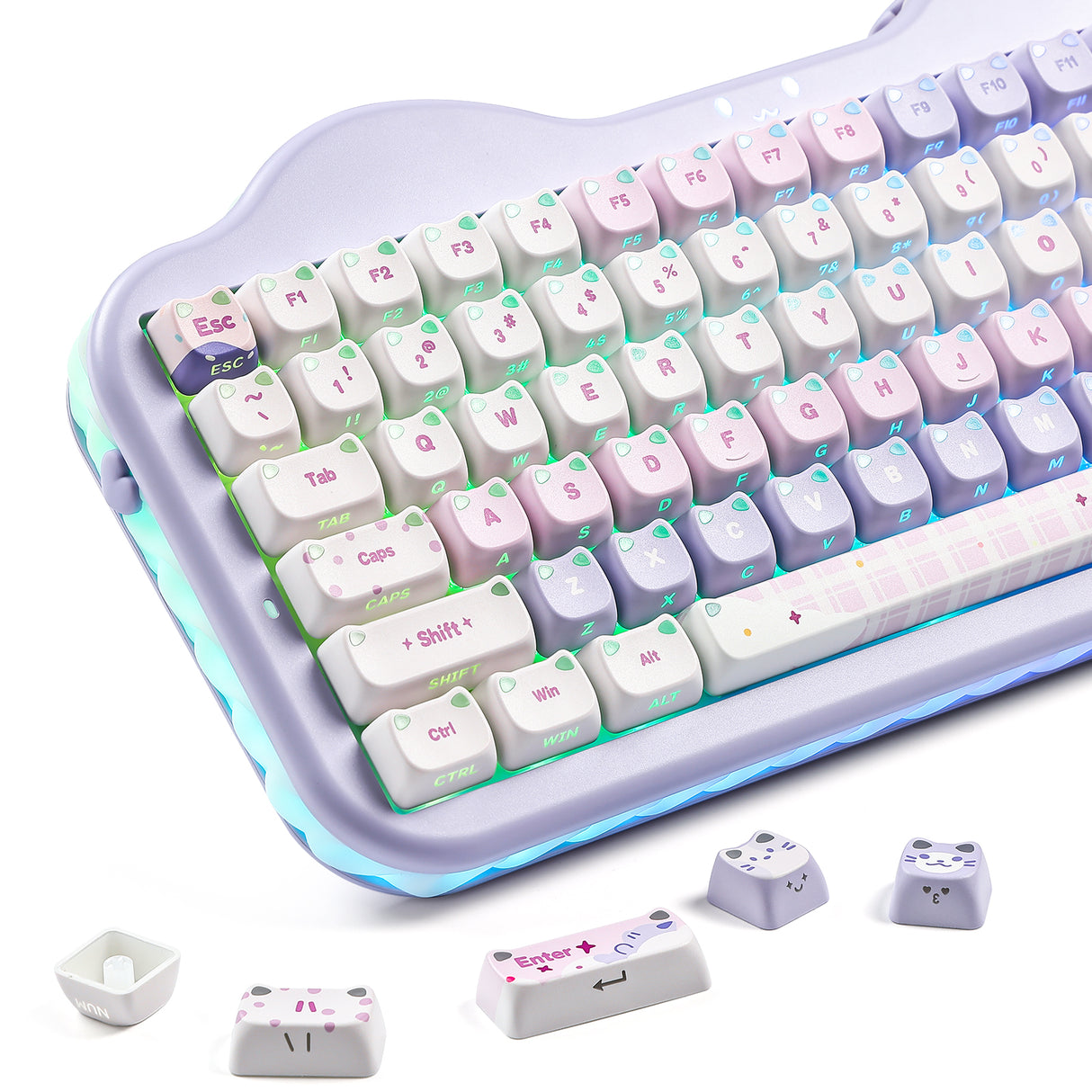 YUNZII Cat MAO Profile Keycap Set