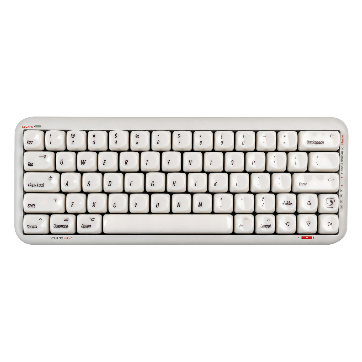 YUNZII Minimalism Ceramic Style MOA Profile Keycap Set