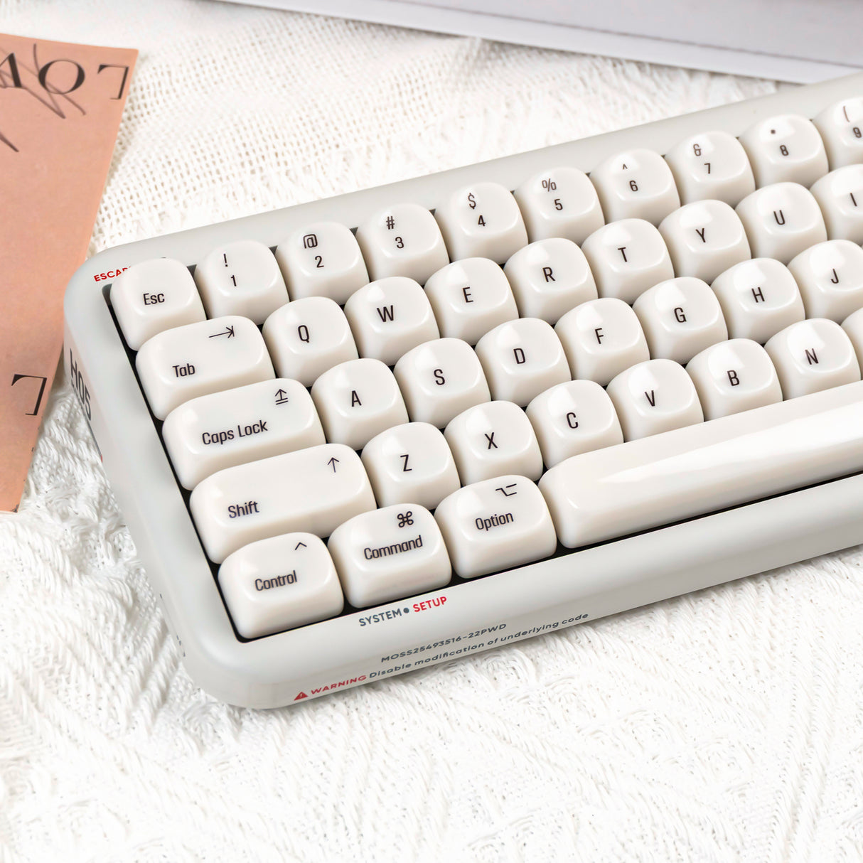 YUNZII Minimalism Ceramic Style MOA Profile Keycap Set