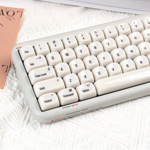 YUNZII Minimalism Ceramic Style MOA Profile Keycap Set