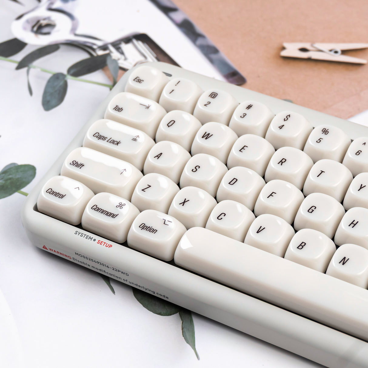 YUNZII Minimalism Ceramic Style MOA Profile Keycap Set