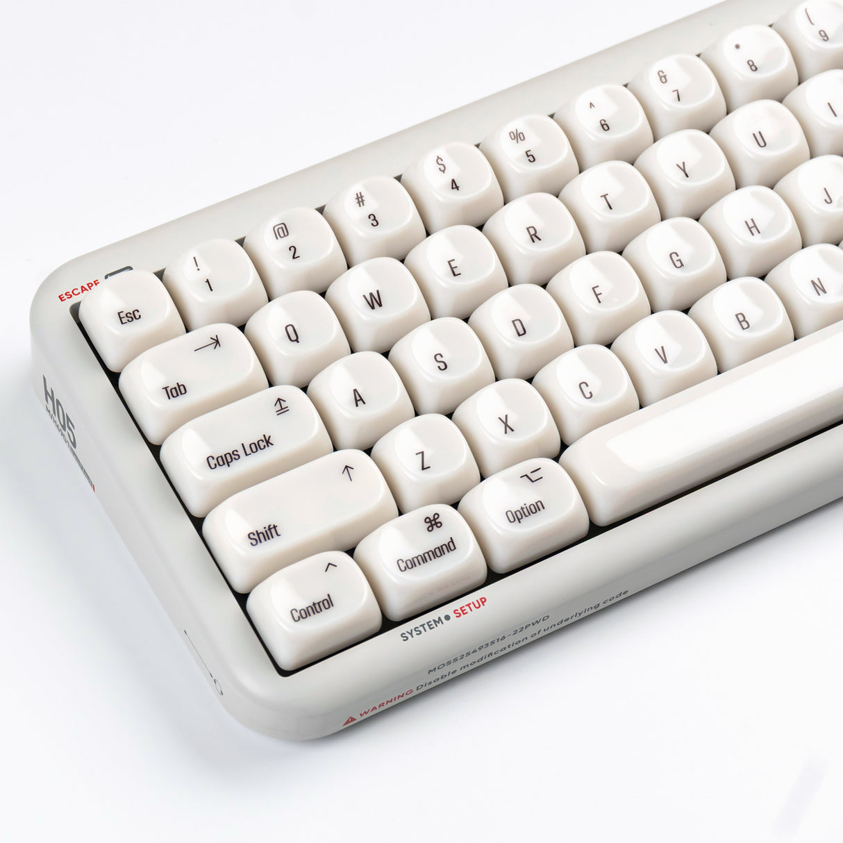 YUNZII Minimalism Ceramic Style MOA Profile Keycap Set