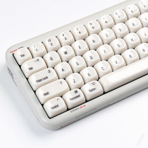 YUNZII Minimalism Ceramic Style MOA Profile Keycap Set