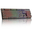 YUNZII QL108 Full-Size Wired Typewriter Style Custom Mechanical Keyboard