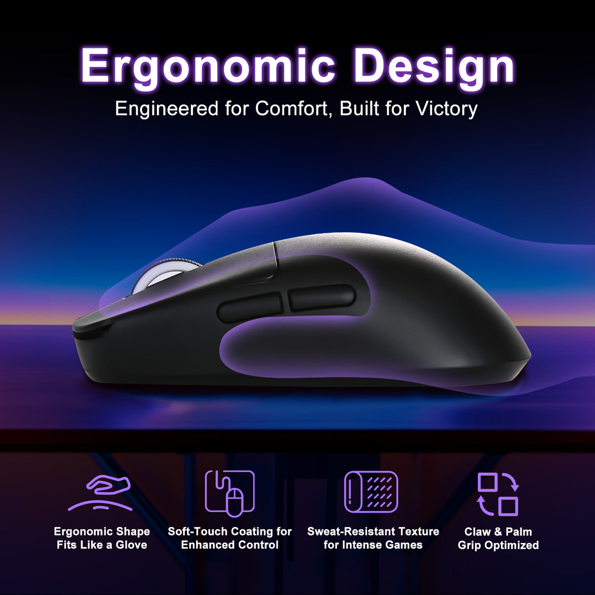 VXE R1 SE+ Tri-Mode Wireless Gaming Mouse
