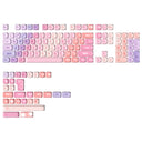 YUNZII Pastel Rainbow MOA Profile Keycap Set