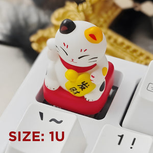 YUNZII Rich Cat Handmade Artisan Keycap