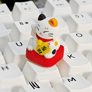 YUNZII Rich Cat Handmade Artisan Keycap