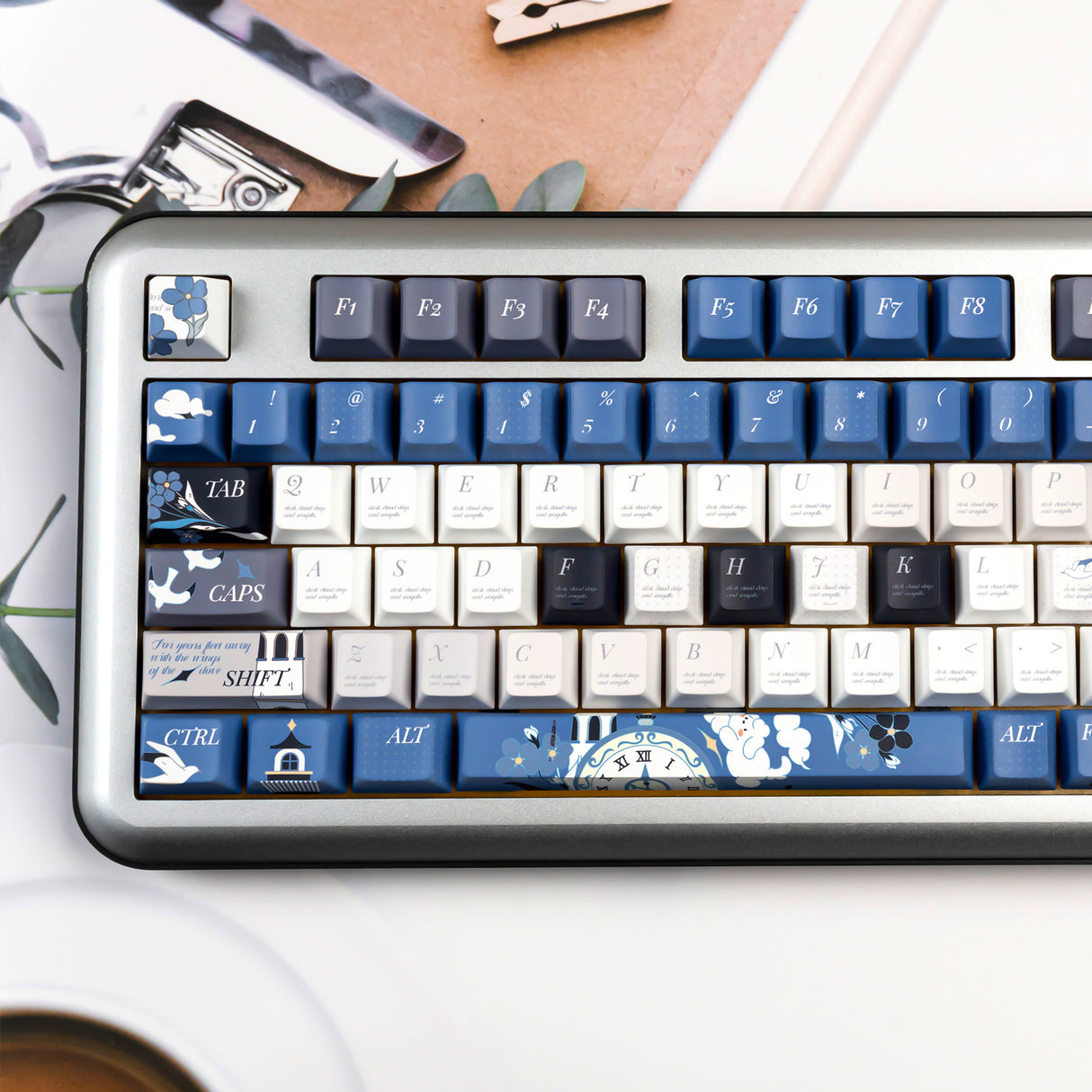 YUNZII Seagull Cherry Profile Keycap Set