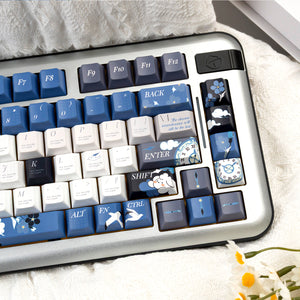 YUNZII Seagull Cherry Profile Keycap Set