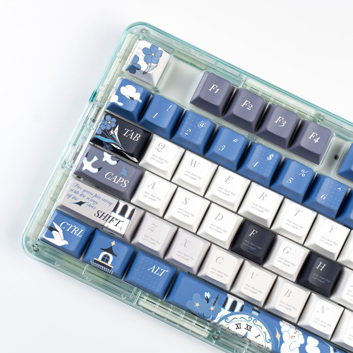 YUNZII Seagull Cherry Profile Keycap Set