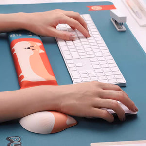 YUNZII Shiba Inu Desk Mat Palm Rest