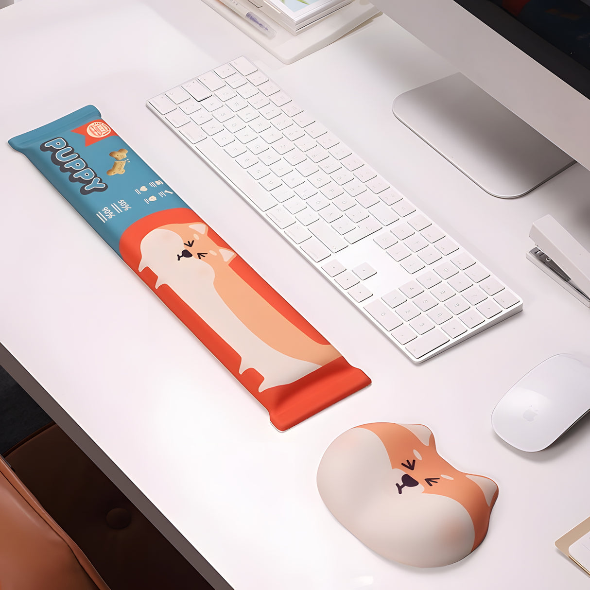 YUNZII Shiba Inu Desk Mat Palm Rest