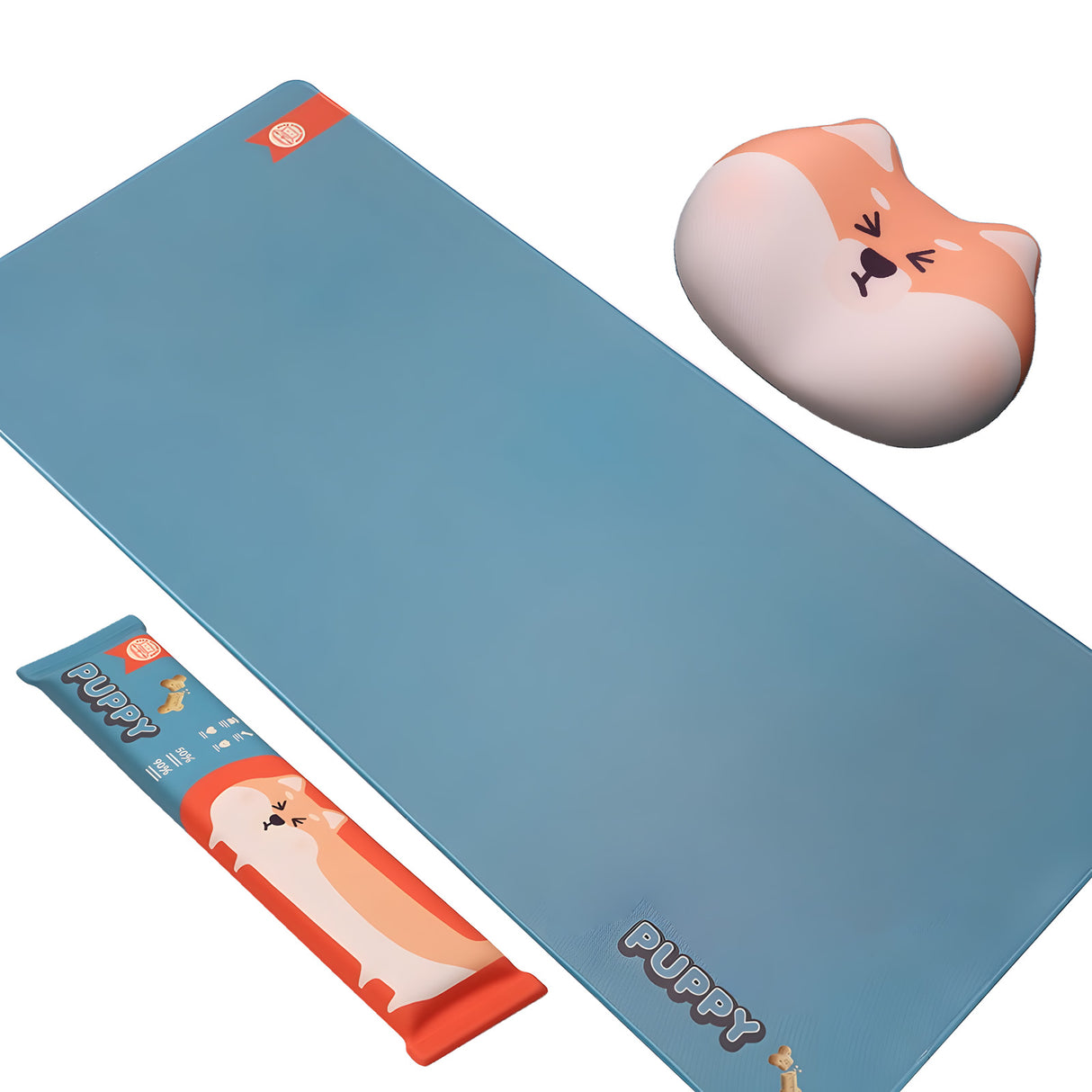 YUNZII Shiba Inu Desk Mat Palm Rest