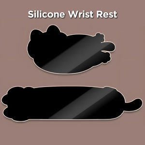 YUNZII Siamese Desk Mat Palm Rest Mouse Pad