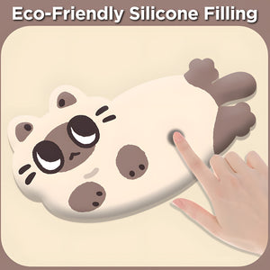 YUNZII Siamese Desk Mat Palm Rest Mouse Pad