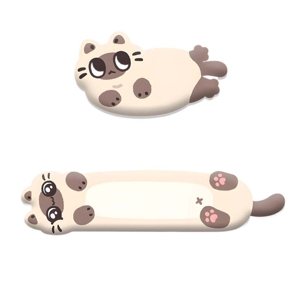 YUNZII Siamese Desk Mat Palm Rest Mouse Pad