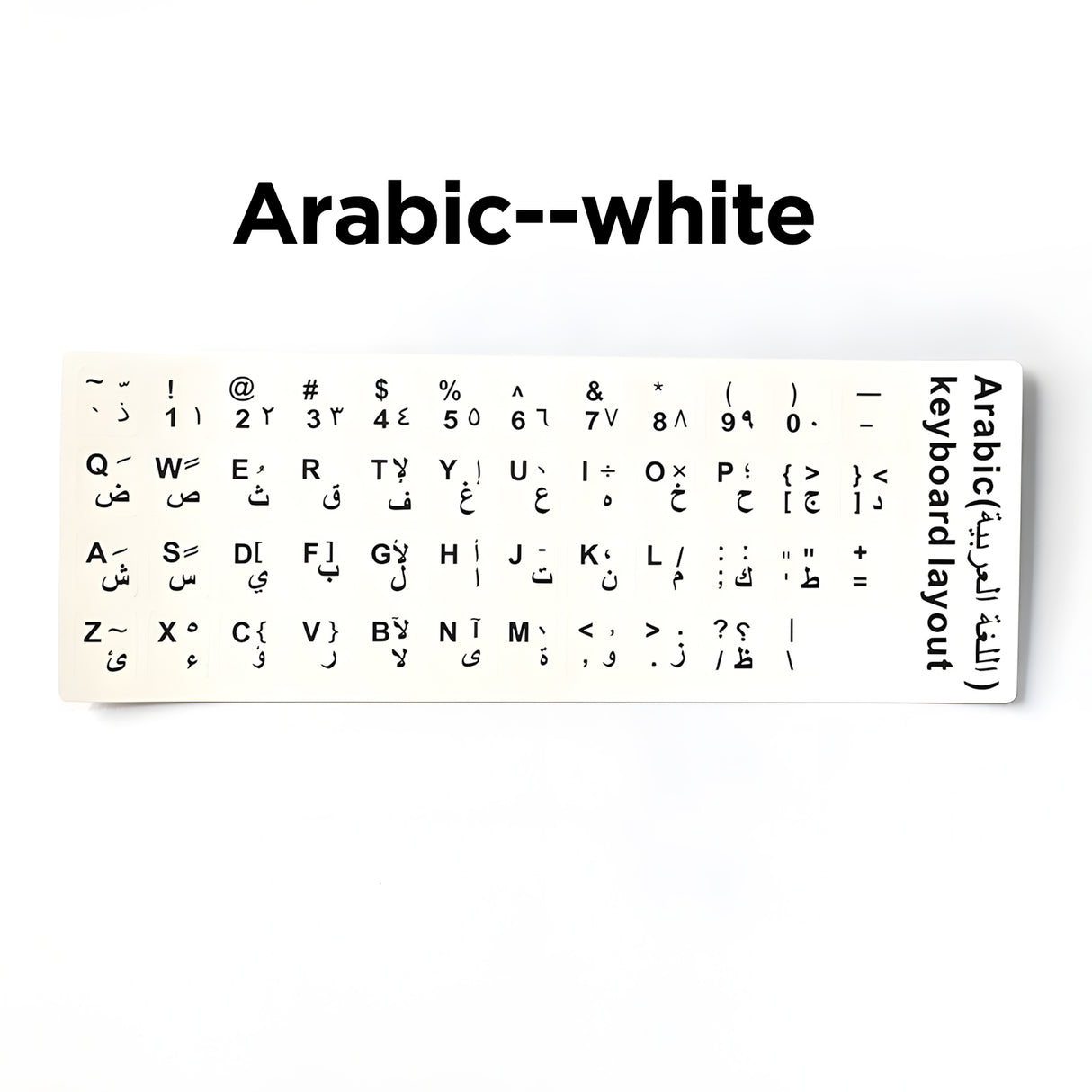 Multilingual Keyboard Sticker