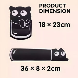 YUNZII Teacup Cat Mouse Pad Palm Rest